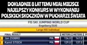 Najlepszy konkurs Polaków w Pucharze Świata