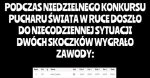 Podwójne zwycięstwo w niedzielnym konkursie w Ruce