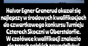 Polacy w ścisłej czołówce kwalifikacji w Oberstdorfie!