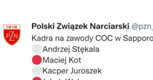 Kadra Polski na PK w Sapporo