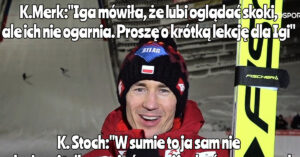 Kamil Stoch odpowiada na słowa Igi Świątek