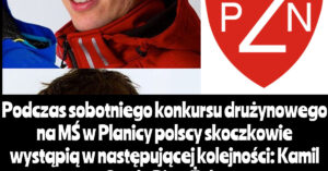 Składy reprezentacji na drużynowy konkurs MŚ w Planicy