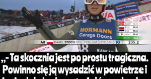 Wkurzony Kamil Stoch po konkursie w Oslo