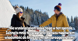 Tak Marta i Dawid Kubaccy zareagowali na gest Anze Laniska